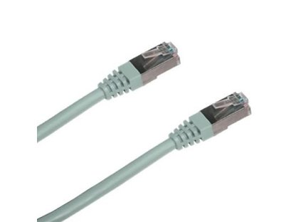 DATACOM patch kabel FTP, RJ45-RJ45, CAT5e, 2m, šedý (1582)