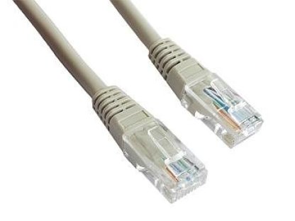 DATACOM patch kabel UTP, RJ45-RJ45, CAT5e, 40m, šedý (1575)