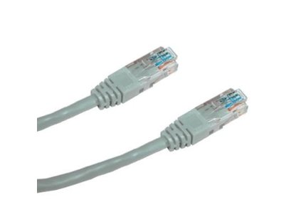 DATACOM patch kabel UTP, RJ45-RJ45, CAT5e, 5m, šedý (1540)