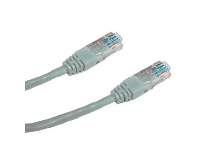 DATACOM patch kabel UTP, RJ45-RJ45, CAT6, 0,5m, šedý (1590)