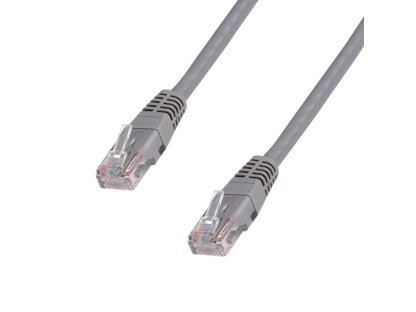 DATACOM patch kabel UTP, RJ45-RJ45, CAT6e, 2m, šedý (1592)