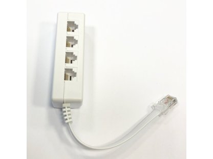 DATACOM Rozčtyřka UTP CAT3  4xRJ45 (8p2c-1M/4F) (4207)