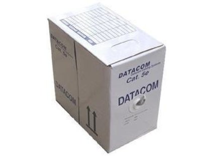 DATACOM UTP flex,Cat5e PVC,šedý,305m,lanko (1150)