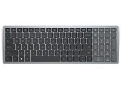 Dell KB740 bezdrátová klávesnice - titanová šedá, CZ/SK (580-AKOS)
