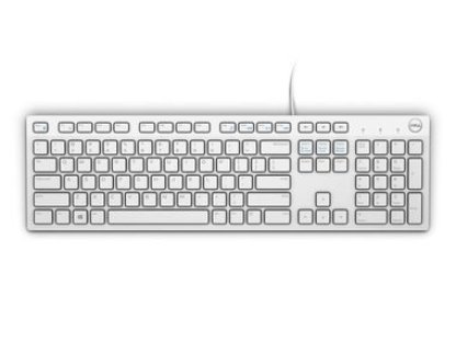 DELL klávesnice KB216 - multimediální, USB, drátová, bílá, UK/Irish (580-ADHT)