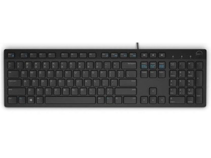 DELL klávesnice KB216 - multimediální, USB, drátová, černá, GER/DE (580-ADHE)