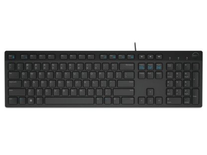 DELL klávesnice KB216 - multimediální, USB, drátová, černá, Španělská (580-ADGS)