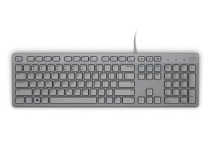 DELL klávesnice KB216 - multimediální, USB, drátová, šedá, US/mezinárodní (580-ADHR)