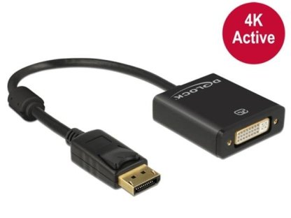 DELOCK adaptér 1.2 DisplayPort-DVI, M/F (62599)