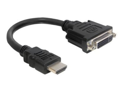 DELOCK adaptér HDMI-DVI, M/F, 20cm (65327)