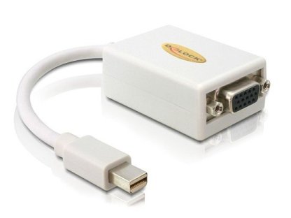 DELOCK adaptér Mini DisplayPort-VGA, M/F (65130)
