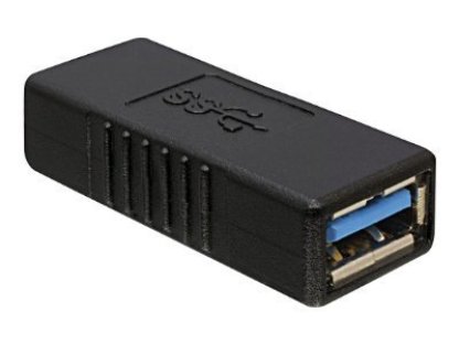 DELOCK adaptér USB 3.0, A-A, F/F (65175)