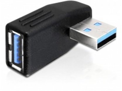 DELOCK adaptér USB 3.0, A-A pravúhlý, M/F (65342)