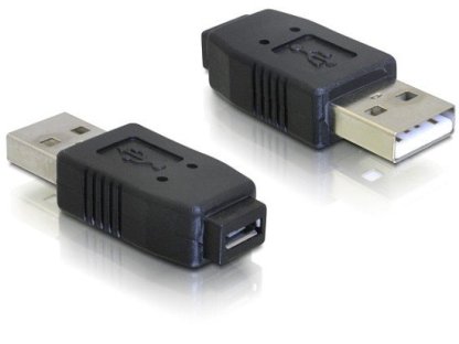 DELOCK adaptér USB, A-B micro, M/F (65029)