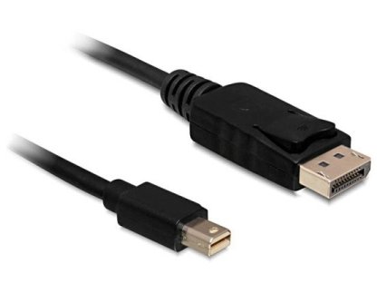 DELOCK kabel Mini DisplayPort-DisplayPort, M/M, propojovací, 3m, černý (82699)