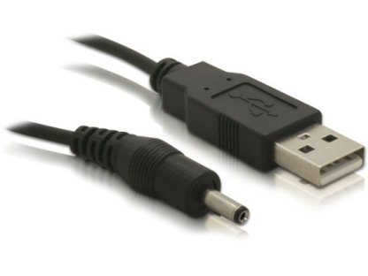 DELOCK kabel napájecí, USB A-DC 3.5x1.35mm, M/M (82377)