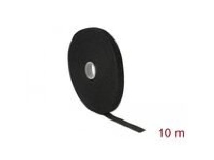 DELOCK Páska suchého zipu na roli D 10m x Š 13mm černá (18712)