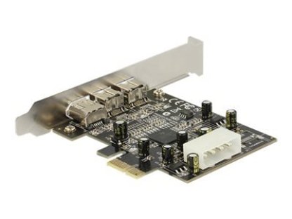 DELOCK PCI Express card FireWire A / B - Adaptér pro zachytávání videa - PCIe (89153)