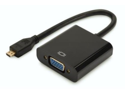 DIGITUS adaptér HDMI micro-VGA+Jack, M/F+F (DA-70460)