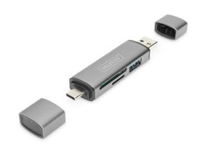 Digitus dvojitá ctecka karet OTG (DA-70886)