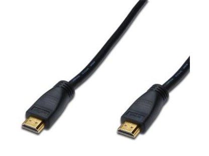 DIGITUS kabel HDMI-HDMI, M/M, propojovací, 40m, černý, s integrovaným zesilovačem (AK-330105-400-S)