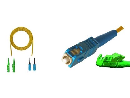 E2000/APC-SC optický patch cord 09/125 1m