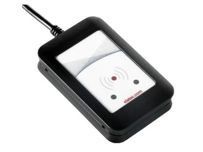 ELATEC TWN4 MultiTech 2 LF HF DT-U20-b Desktop, black, USB cable 2.0m, with integrated 125kHz+13.56MHz antenna