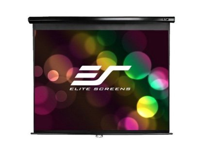ELITE SCREENS plátno roleta 84" (213,4 cm)/ 16:9/ 104,1 x 185,4 cm/ Gain 1,1/ case černý
