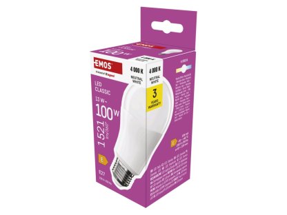 EMOS LED CLS A60 13W(100W) 1521lm E27 NW (1525733474 )