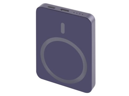 EMOS POWERBANKA WI 522, bezdrátové nabíjení 20W, 5.000mAh, MODRÁ, 1xUSB-C (1613055502)