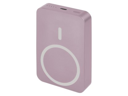 EMOS POWERBANKA WI1046, bezdrátové nabíjení 20W, 10.000mAh, LOSOSOVÁ, 1xUSB-C (1613055102)