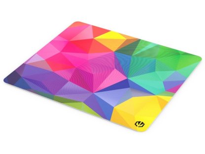 Endorfy Crystal Spectrum L Podložka pod myš, herní, 450×400×3mm, voděodolná, duhová (EY6B011)