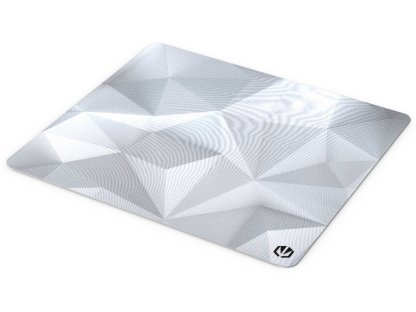 Endorfy podložka pod myš Crystal L Onyx White / 450×400×3 mm / voděodolná / bílá (EY6B009)