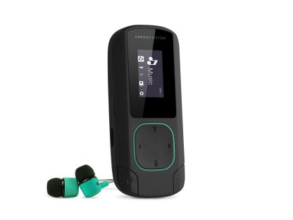 ENERGY MP3 Clip Bluetooth Mint (8GB, MicroSD, FM, sluchátka) (426508)