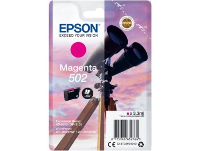 EPSON 502 originální cartridge purpurová (C13T02V34010)