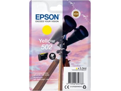 EPSON 502 originální cartridge žlutá (C13T02V44010)