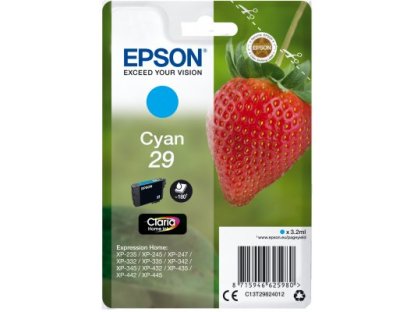 Epson inkoustová náplň  T2982/ Singlepack 29 Claria Home Ink/ azurová (C13T29824012)
