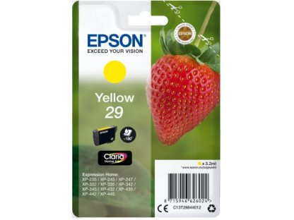 Epson inkoustová náplň/ T2984/ Singlepack 29 Claria Home Ink/ Žlutá (C13T29844012)