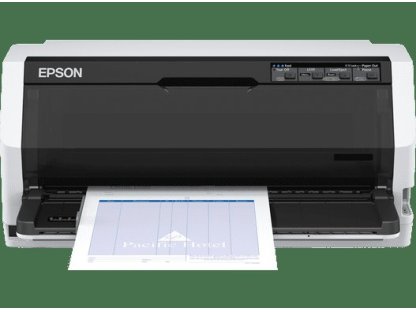 EPSON jehličková LQ-690IIN - A4 24pins 487zn 1+6kopii USB LPT LAN (C11CJ82403)
