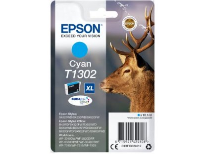 EPSON Singlepack Cyan T1302 DURABrite Ultra Ink (C13T13024012)