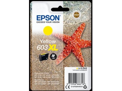 EPSON singlepack, Yellow 603XL (C13T03A44010)
