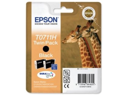 EPSON T0711H Double Pack black (C13T07114H10)
