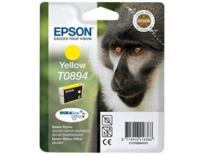 Epson T0894 - 3.5 ml - žlutá - originální - blistr - inkoustová cartridge - (C13T08944011)