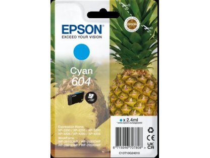 EPSON T10G2 originální cartridge 604 modrá (C13T10G24010)