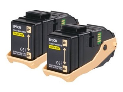 EPSON Yellow Double Pack  toner AL-C9300N