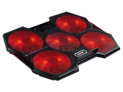 EVOLVEO Ania 14, chladicí podstavec pro notebook, červené podsvícení (ANIA14)