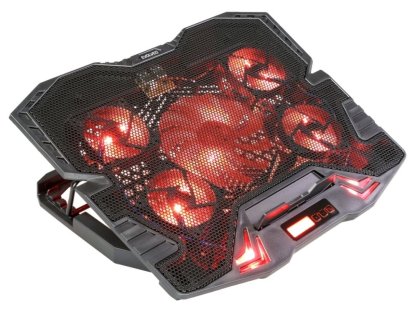 EVOLVEO Ania 5R, chladicí podstavec pro notebook, červené podsvícení (ANIA5R)