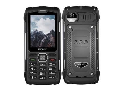 EVOLVEO StrongPhone H1, vodotěsný odolný Dual SIM telefon, černá-šedá (SGP-H1-BG)