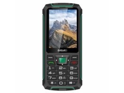 EVOLVEO StrongPhone W4 telefon, černo-zelená (SGP-W4-BG)