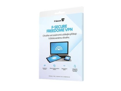 F-SECURE Freedome VPN (3 zařízení, 1 rok) ESD